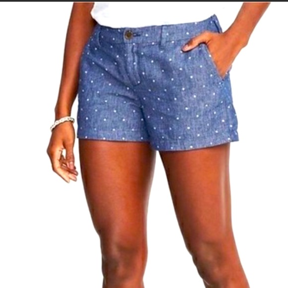 old navy chambray shorts